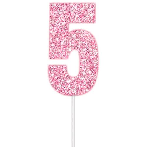 FSCMIX CAKE TOPPER GLT PINK 5