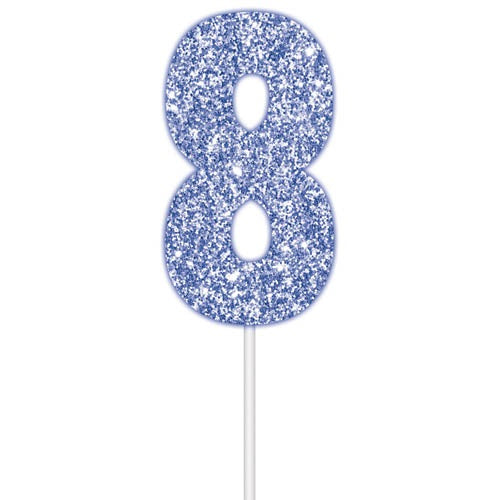 FSCMIX CAKE TOPPER GLT BLUE 8