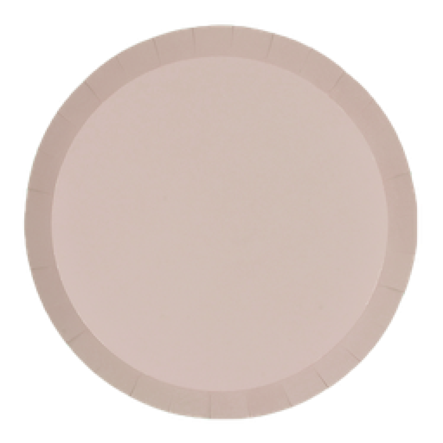 FS Paper Round Banquet Plate 10.5" White Sand 20pk