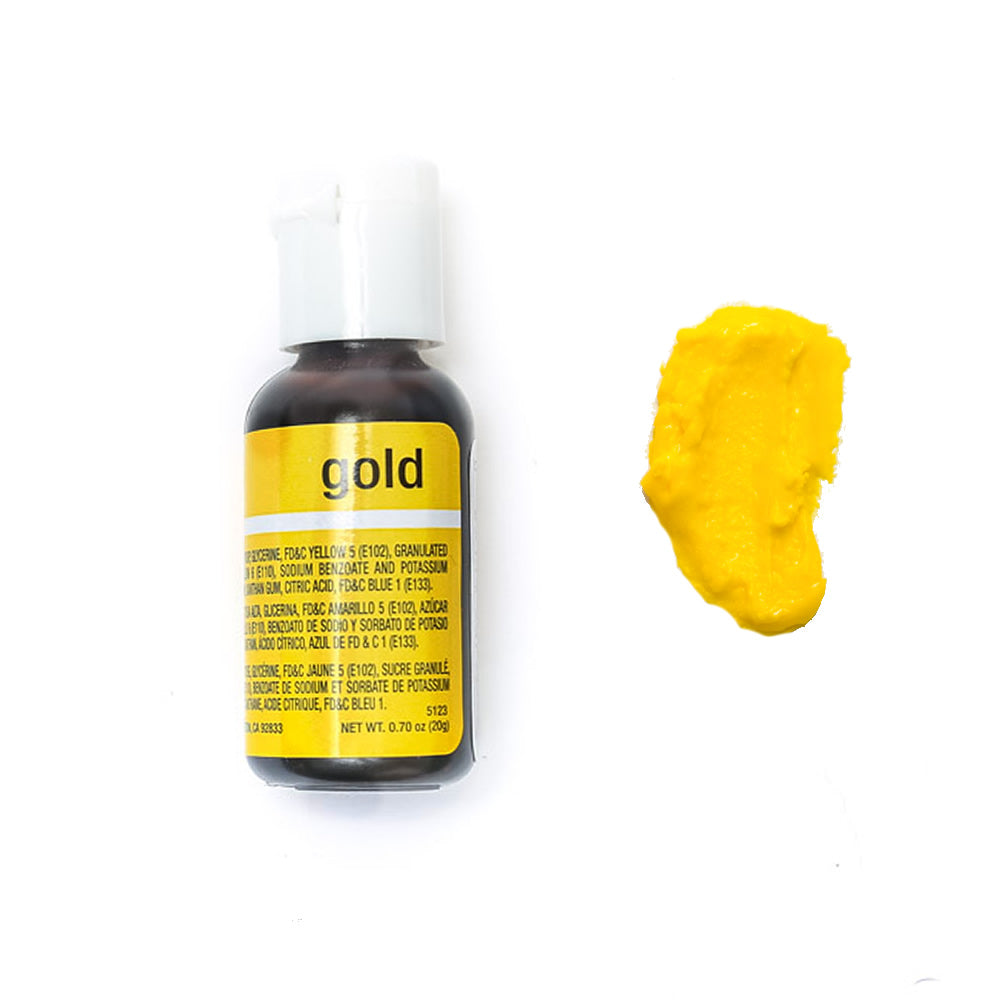 Chefmaster Liqua-Gel GOLD (0.70oz)