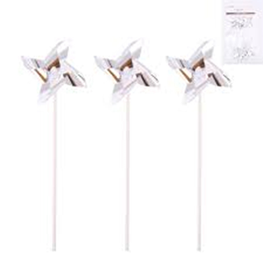 6 SILVER WINDMILL TOPPER