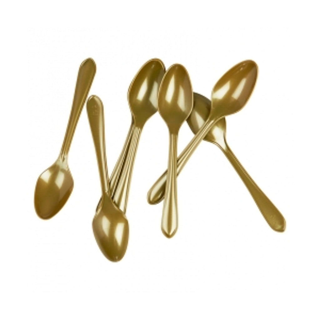 FS Dessert Spoon Metallic Gold 20pk