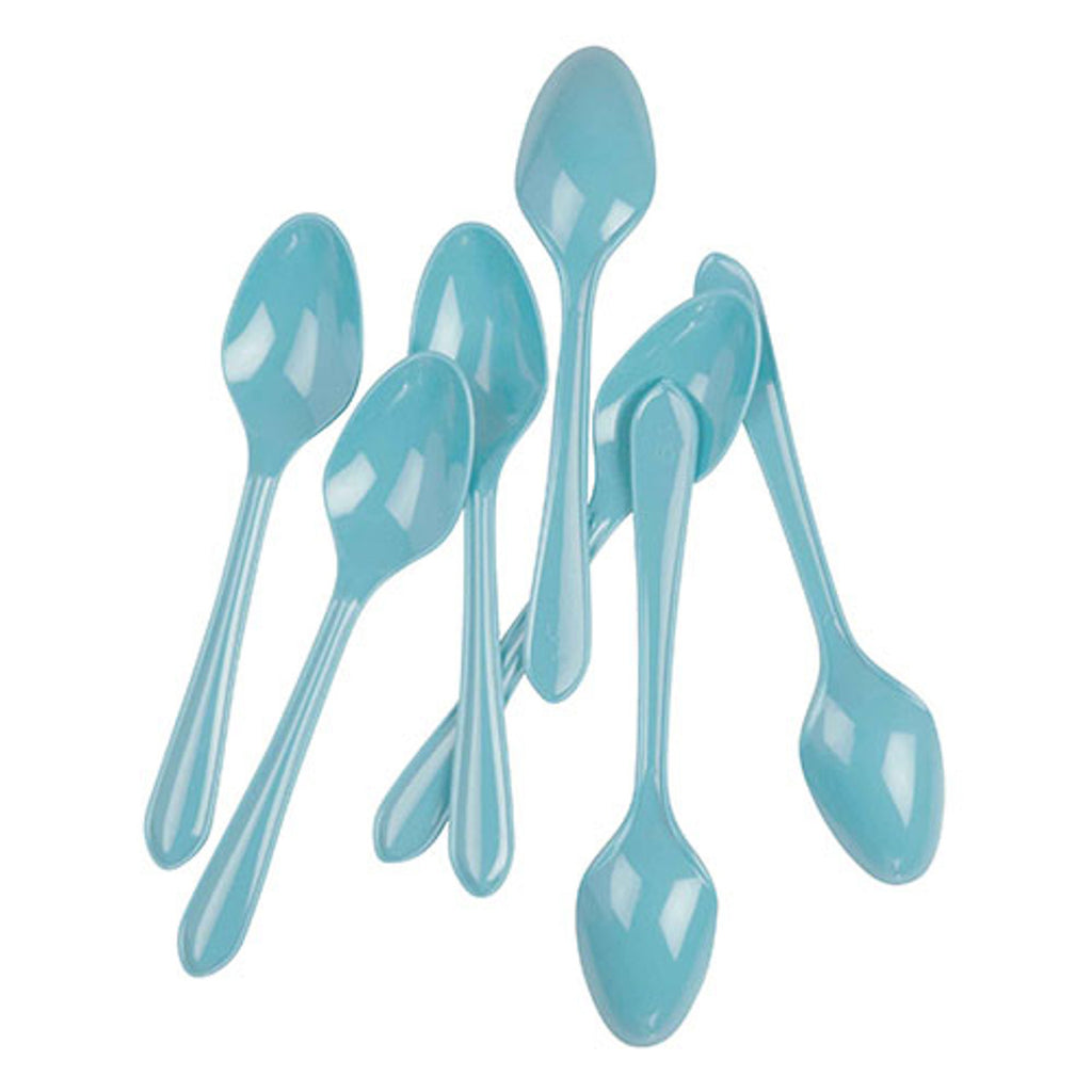 FS Dessert Spoon Pastel Blue 20pk