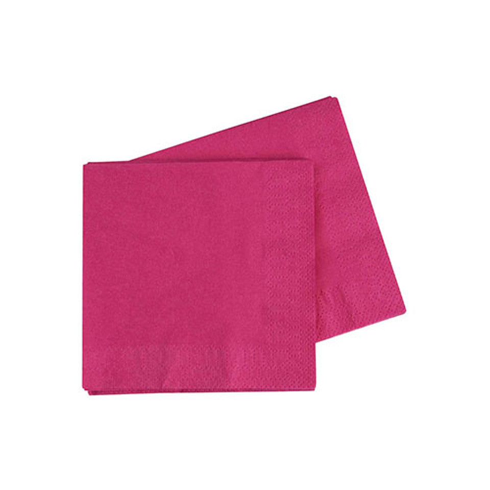 FS Cocktail Napkin 250mm Magenta 40pk