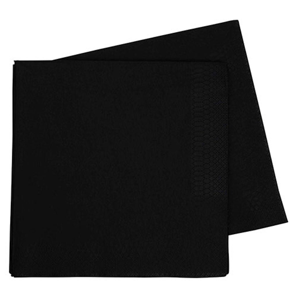 FS Lunch Napkin 330mm Black 40pk