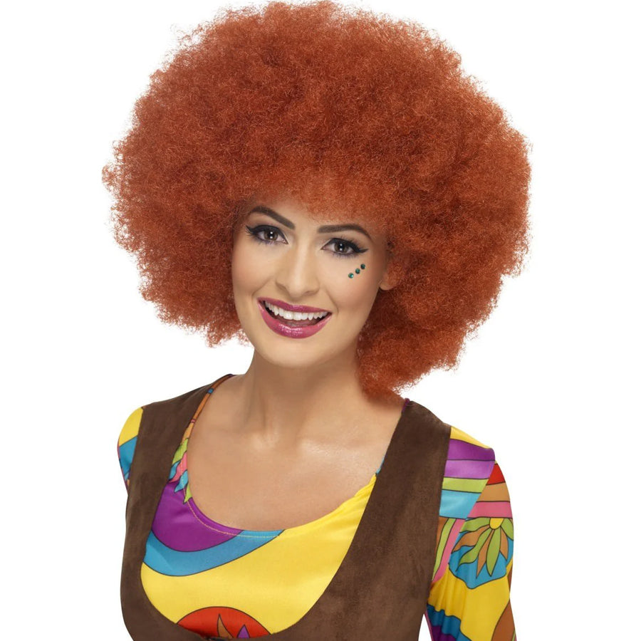 60s Afro Wig, Auburn