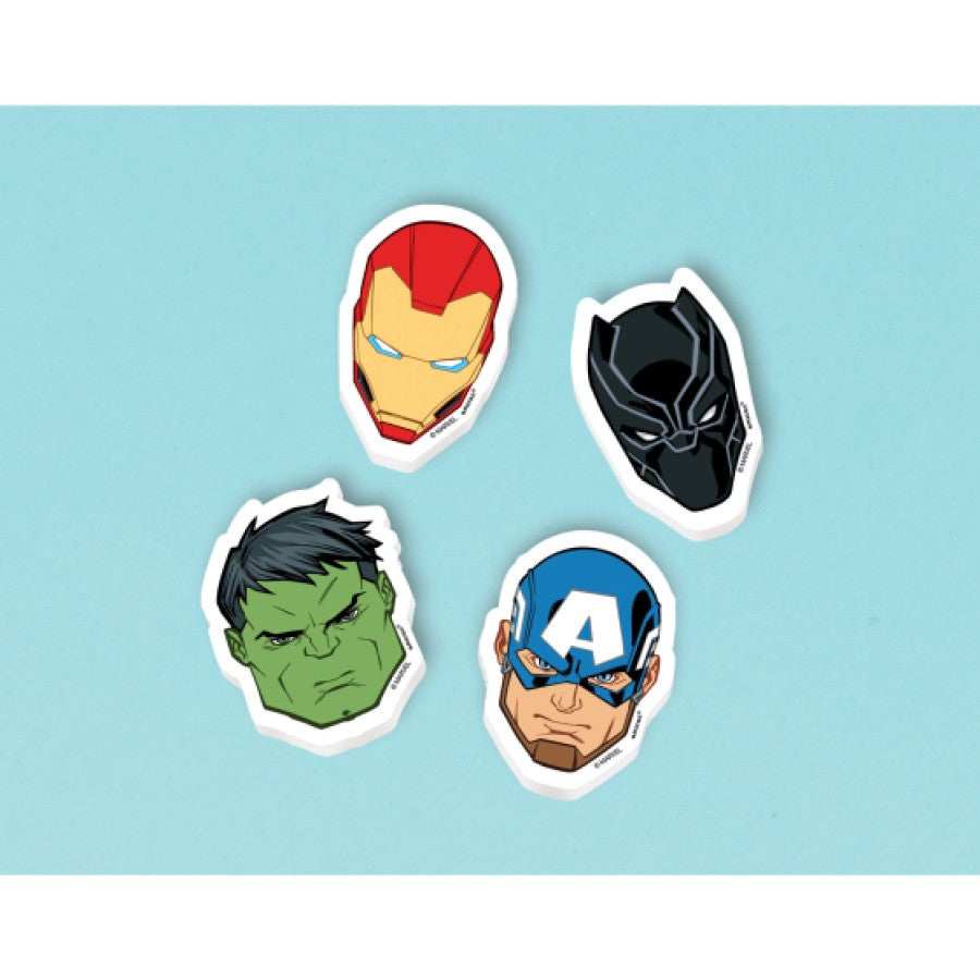 Marvel Avengers Powers Unite Erasers Favors PK8