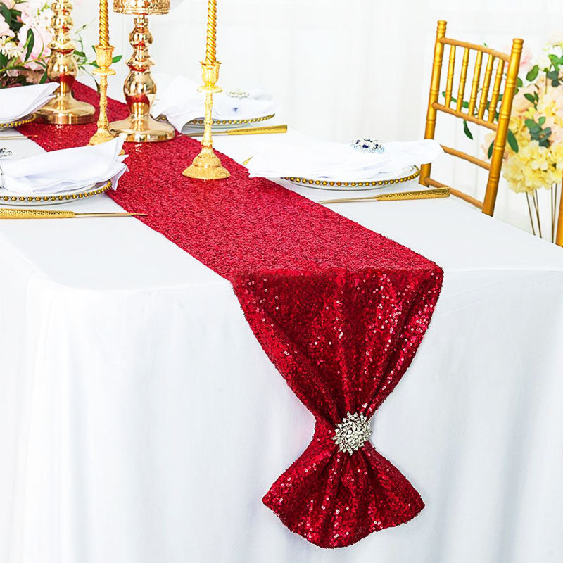 Red Sequin Table Runner