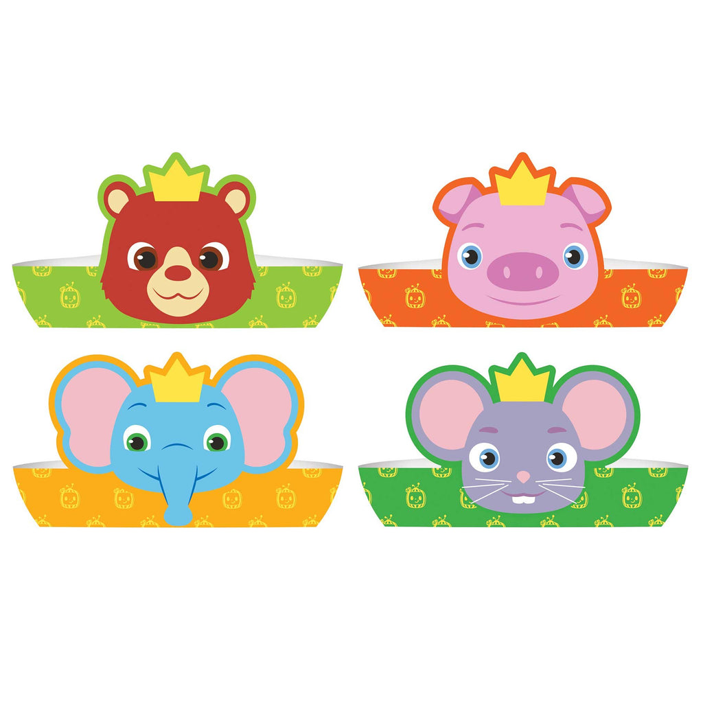 Cocomelon Paper Crowns PK8