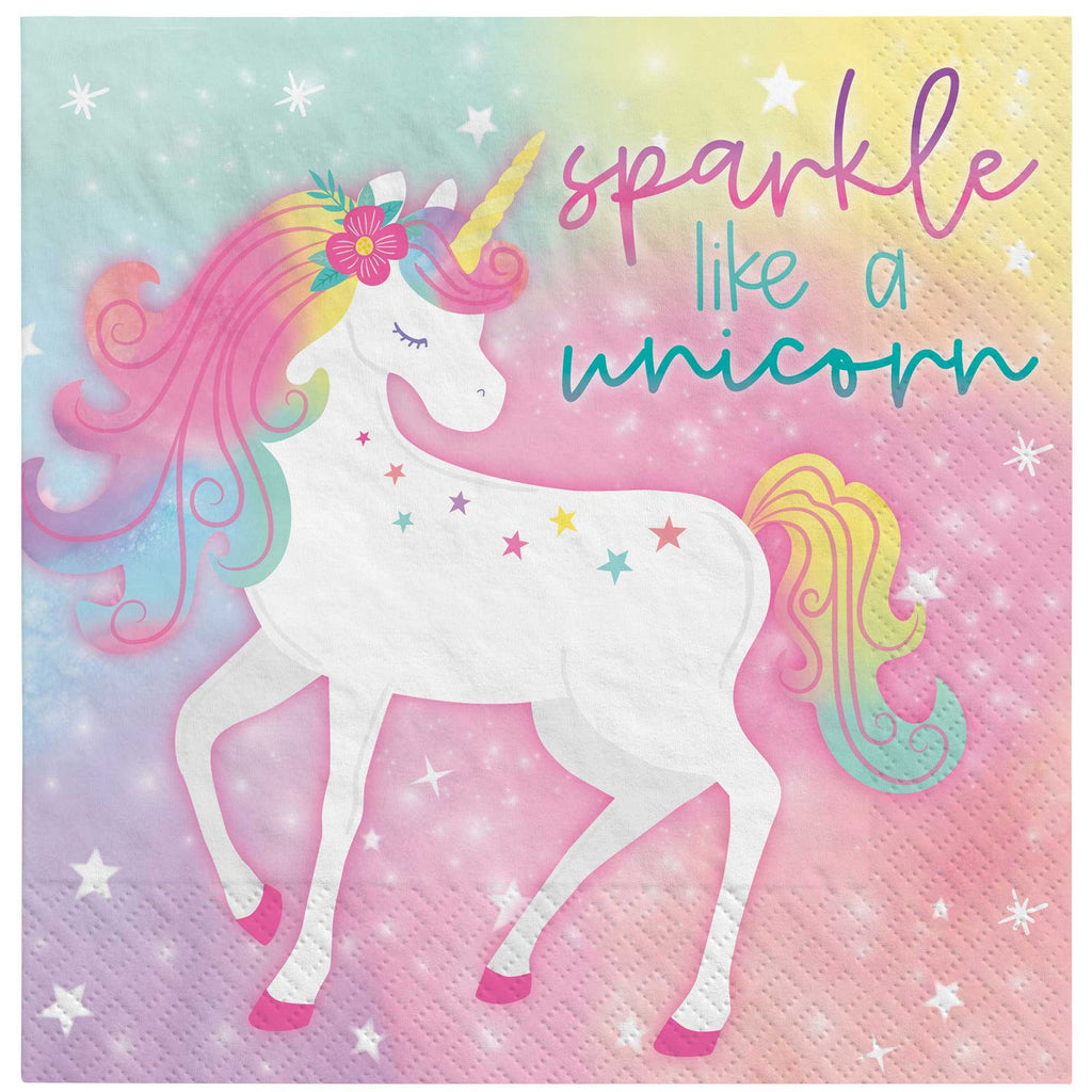 Enchanted Unicorn Lunch Napkins PK16