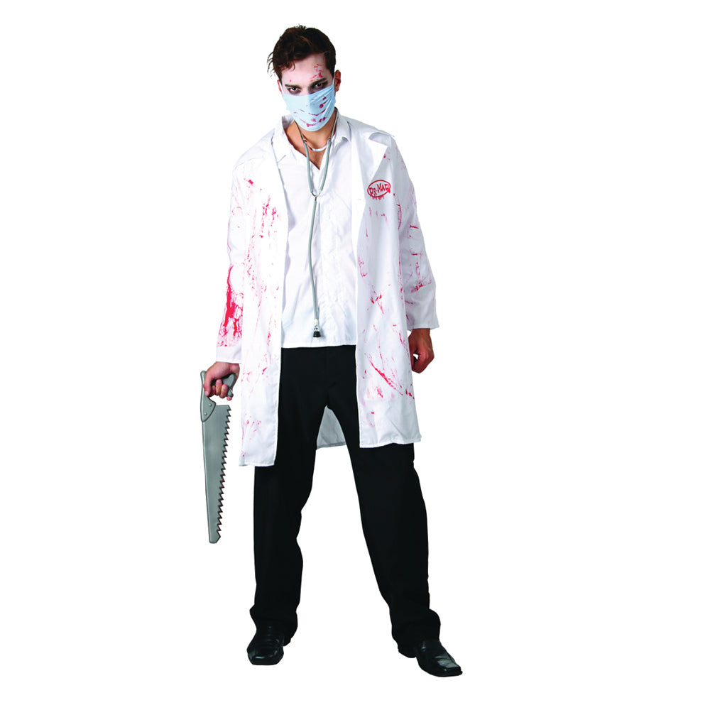 ADULTS DR MAD, COAT, MASK (M/L)