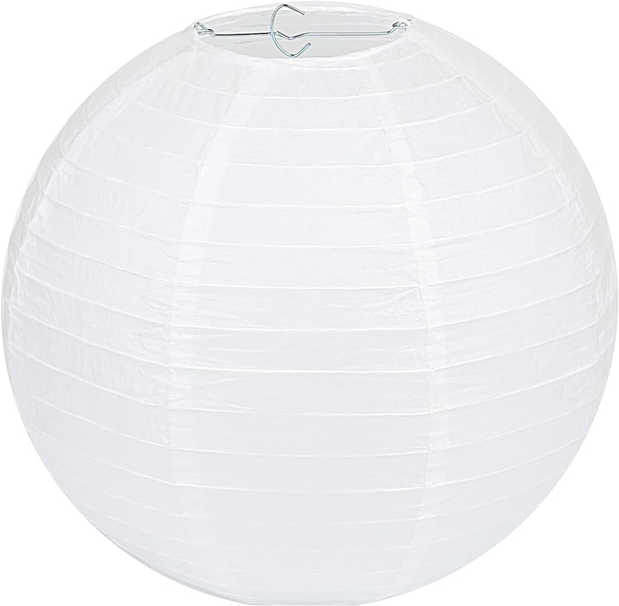 Round Lantern (12’) (White)