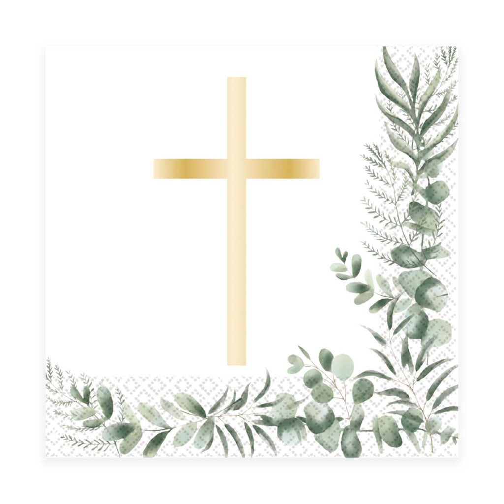 Botanical Celeb Cross L/Napkin