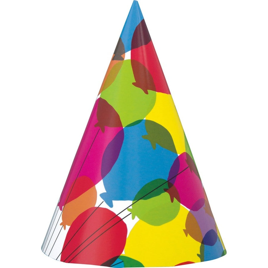 BLNS &amp; RAINBOW 8 PARTY HATS