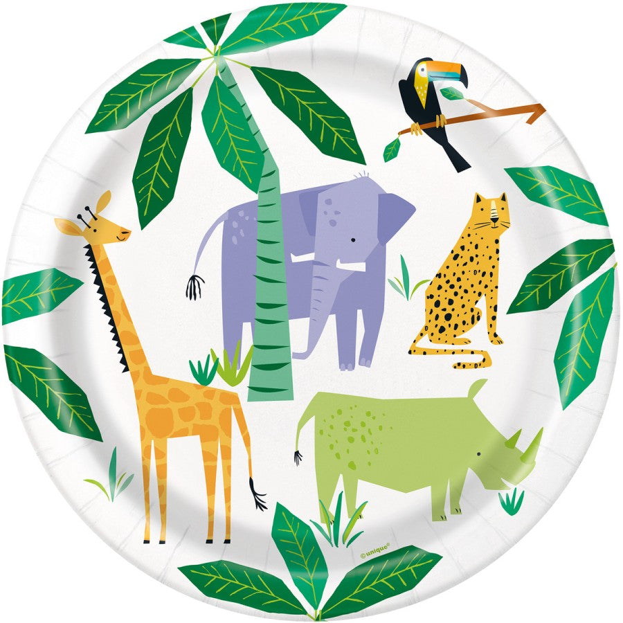 ANIMAL SAFARI 8 x 9" PLATES