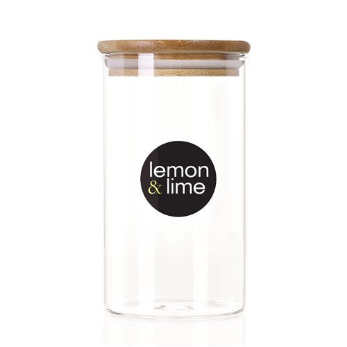 CAMDEN GLASS JAR BAMBOO LID 700ML