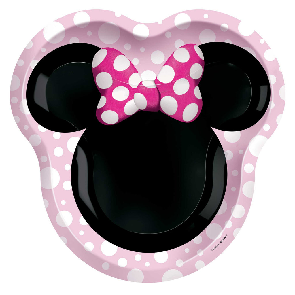 Minnie Mouse Forever Shaped Paper Plates