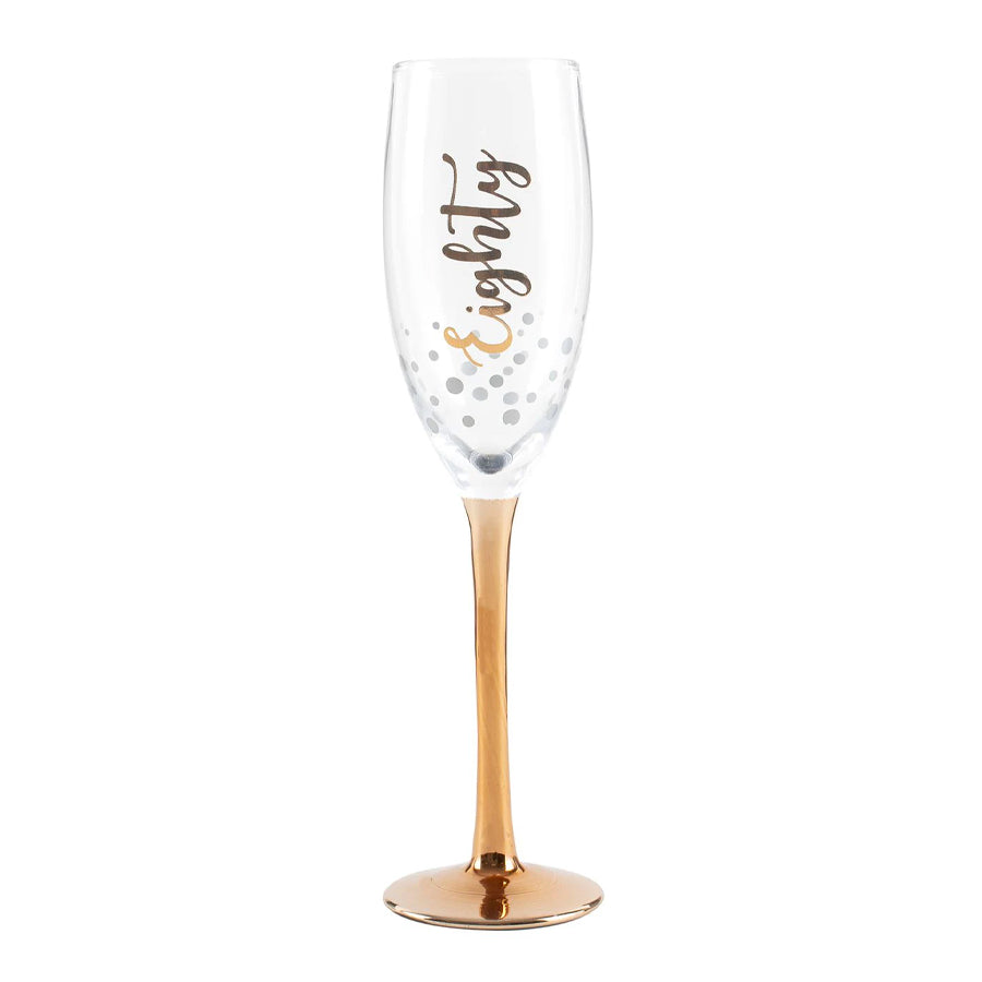 (80) ROSE GOLD CHAMPAGNE GLASS