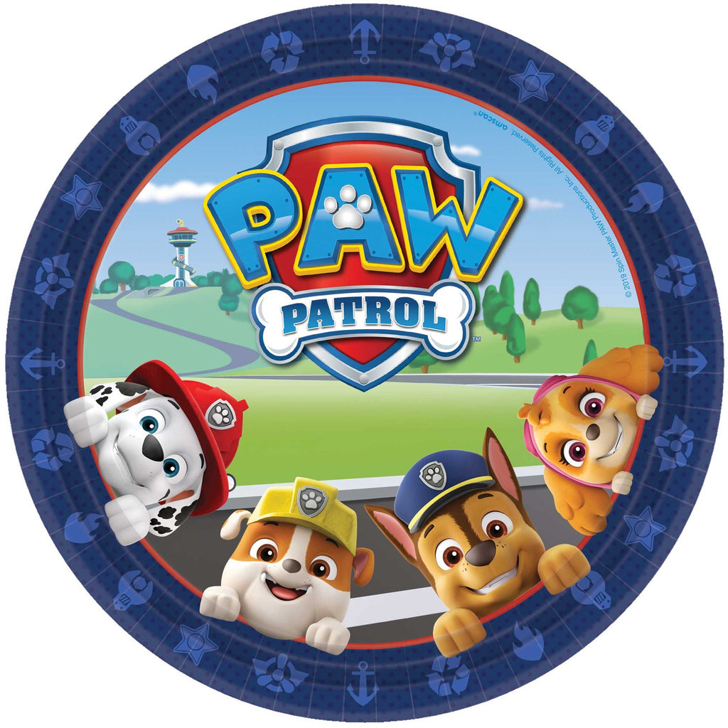 Paw Patrol Round Plate PK8