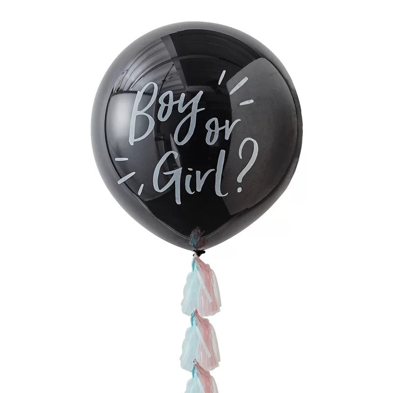 90cm Gender Reveal Balloon With Tassel