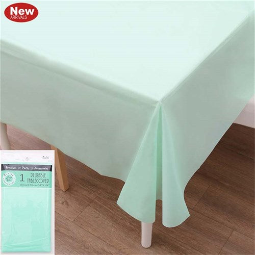 137CM X 274CM NEON MINT TABLE COVER