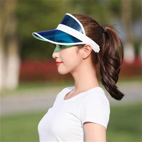 Sun Visor Party Hat-Blue