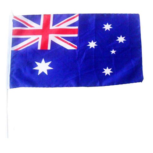 AUSSIE FLAG ON STICK 60CM