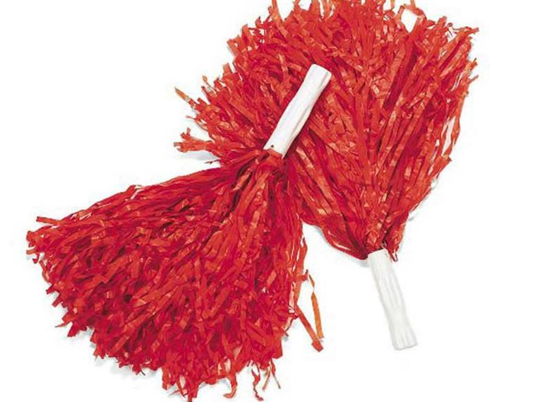 Red Pom Pom 2pk