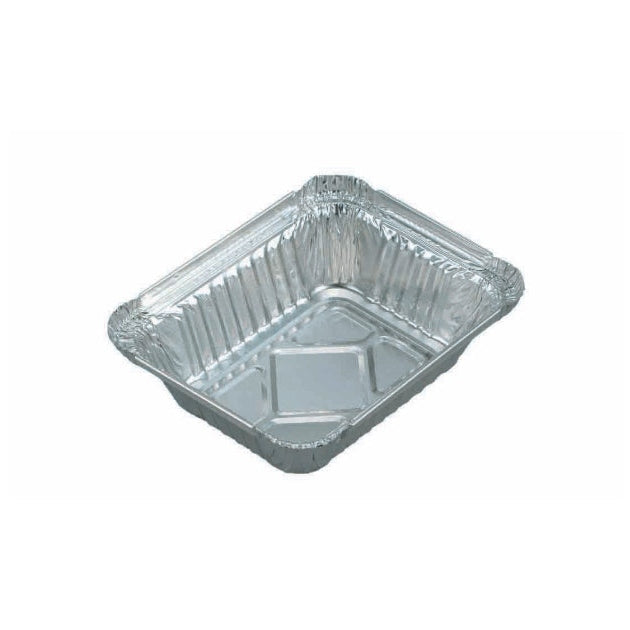 124mm x 100mm x40mm Foil Tray w/Paper Lids Pk10