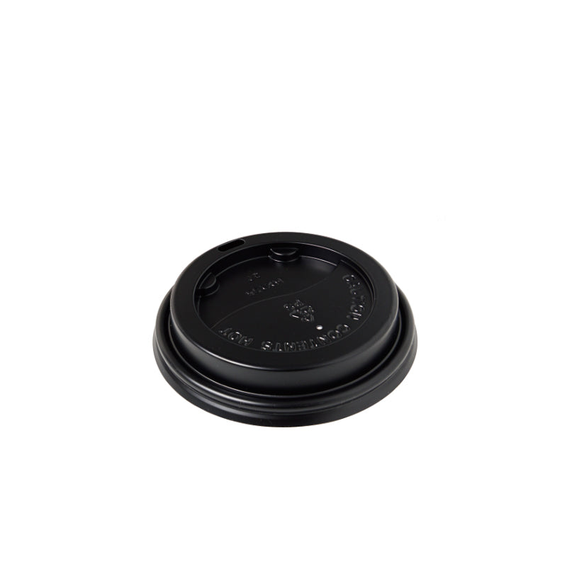 8-16oz 90mm Recyclable Coffee Cups Black PK50