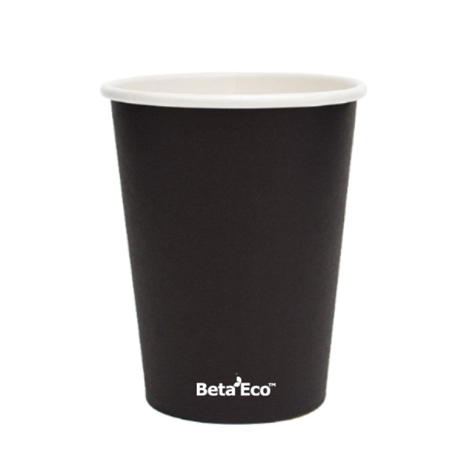 BetaEco Single Wall 16oz Black Coffee Cup (90mm) 50pk