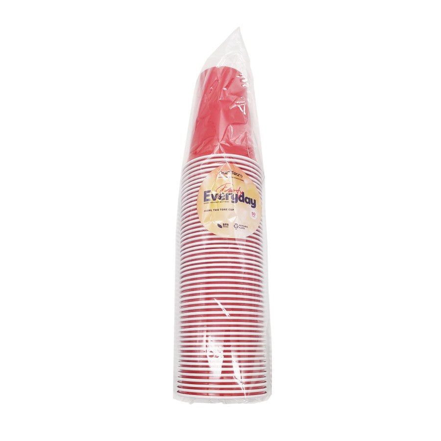 450ml American Cup Red Pk50