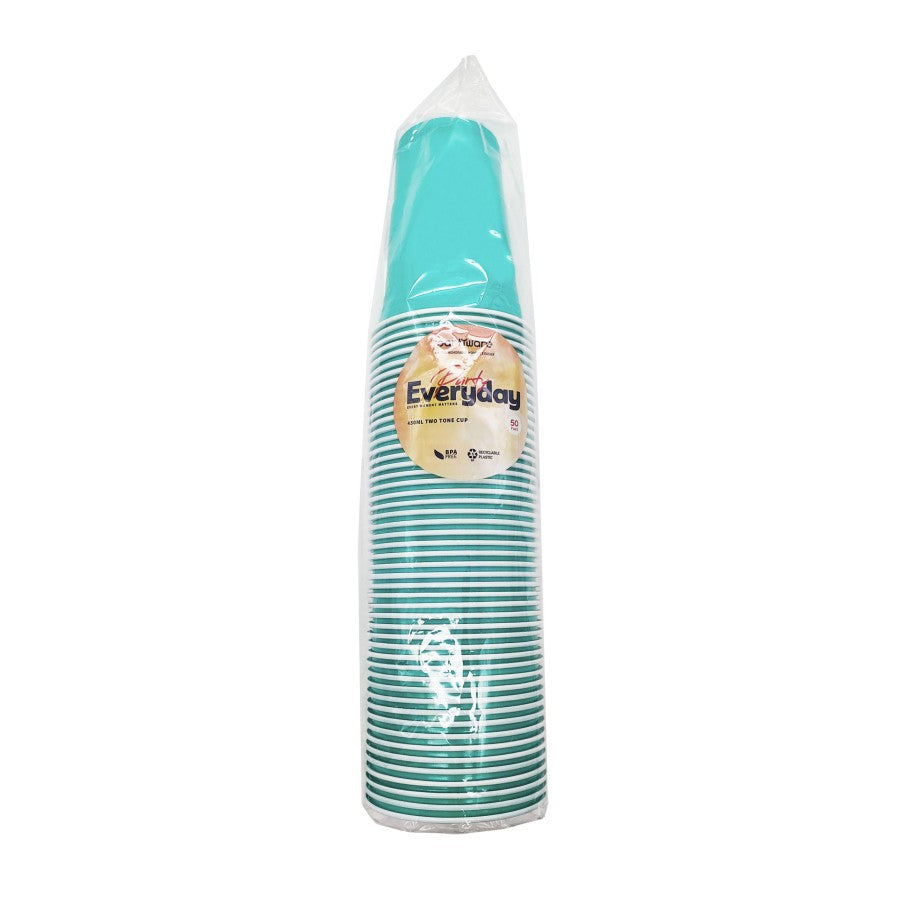 450ml American Cup Teal Pk50