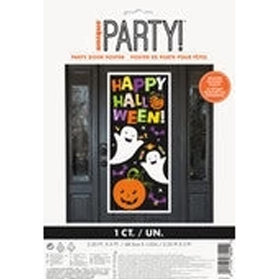 CAT &amp; PUMPKIN DOOR POSTER