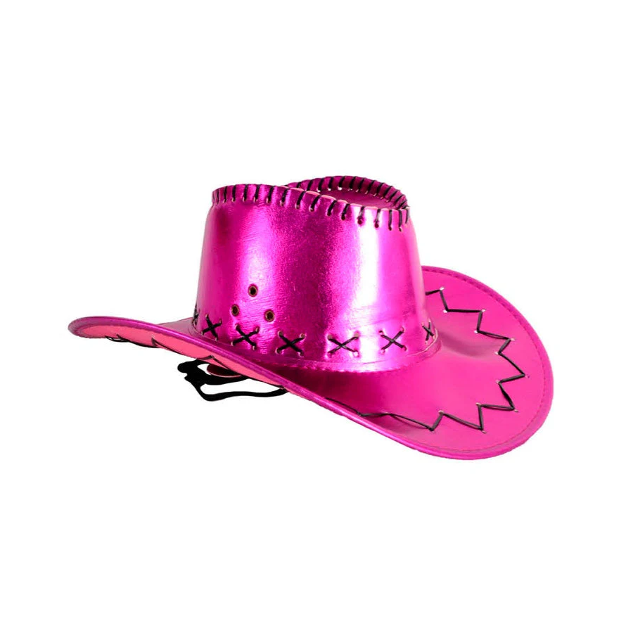 Cowboy Hat (Metallic Pink)