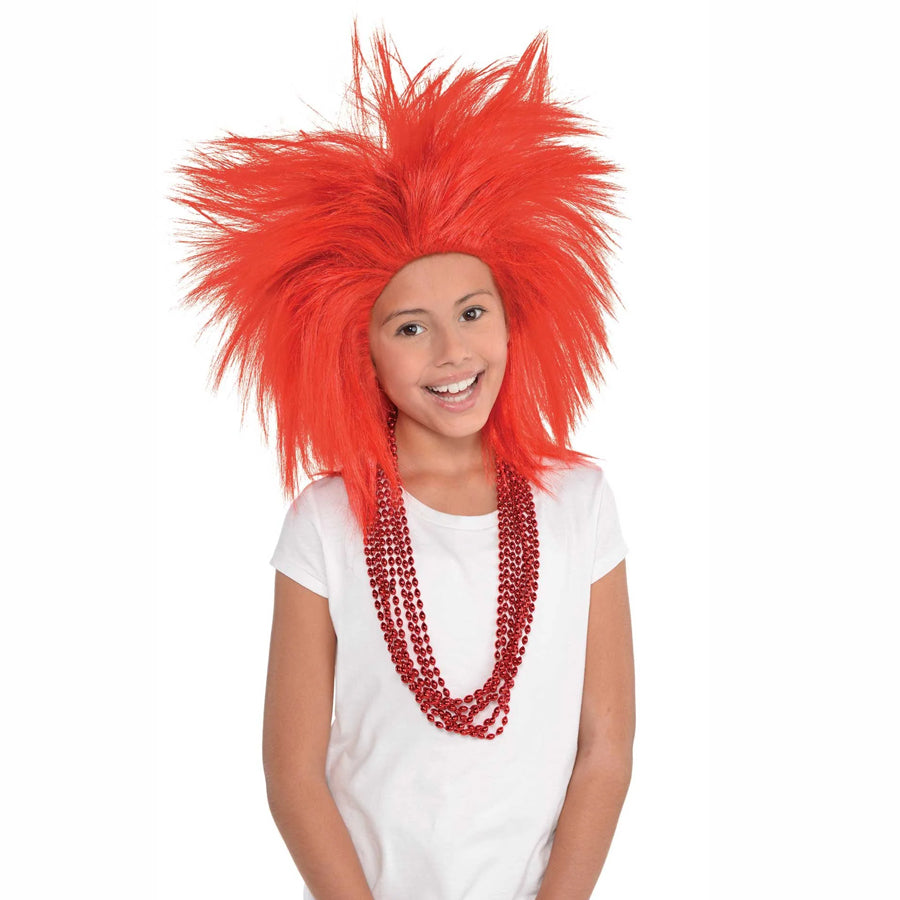 Crazy Wig Adult/Child - Red