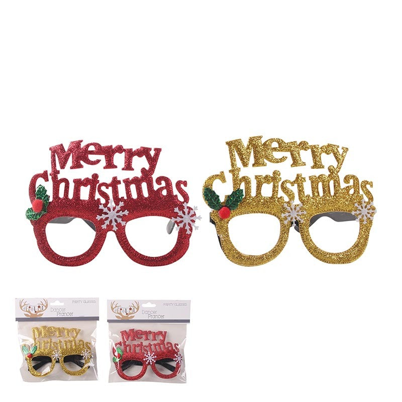 2A MERRY CHRISTMAS PARTY GLASSES