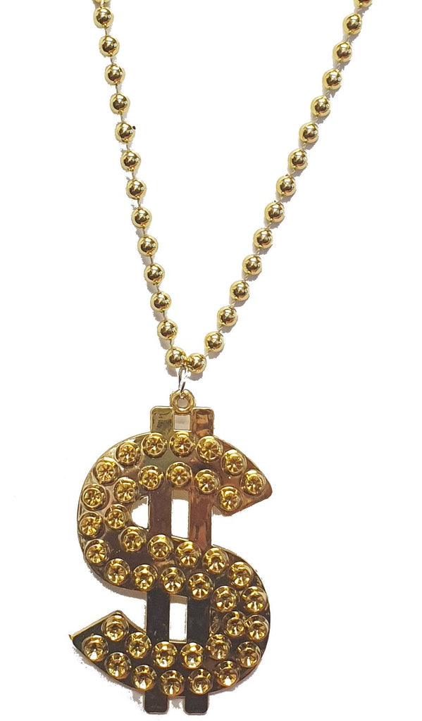 Gold Dollar Bling Necklace