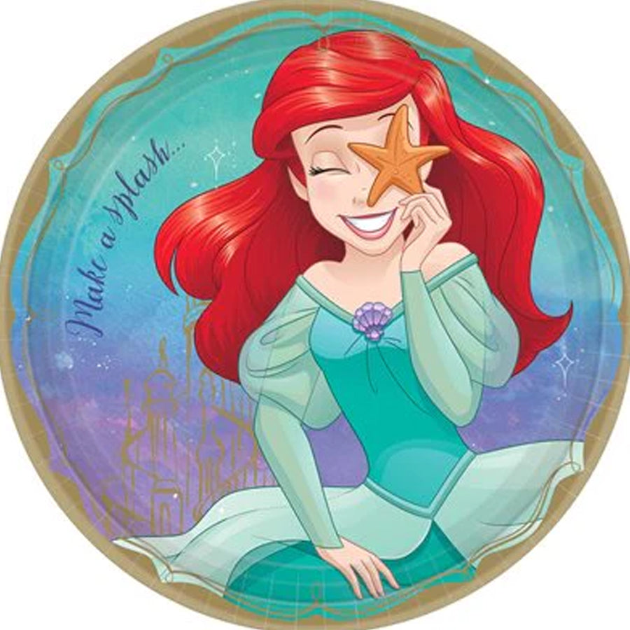 Disney Princess OUAT 9in/23cm Plates Ariel