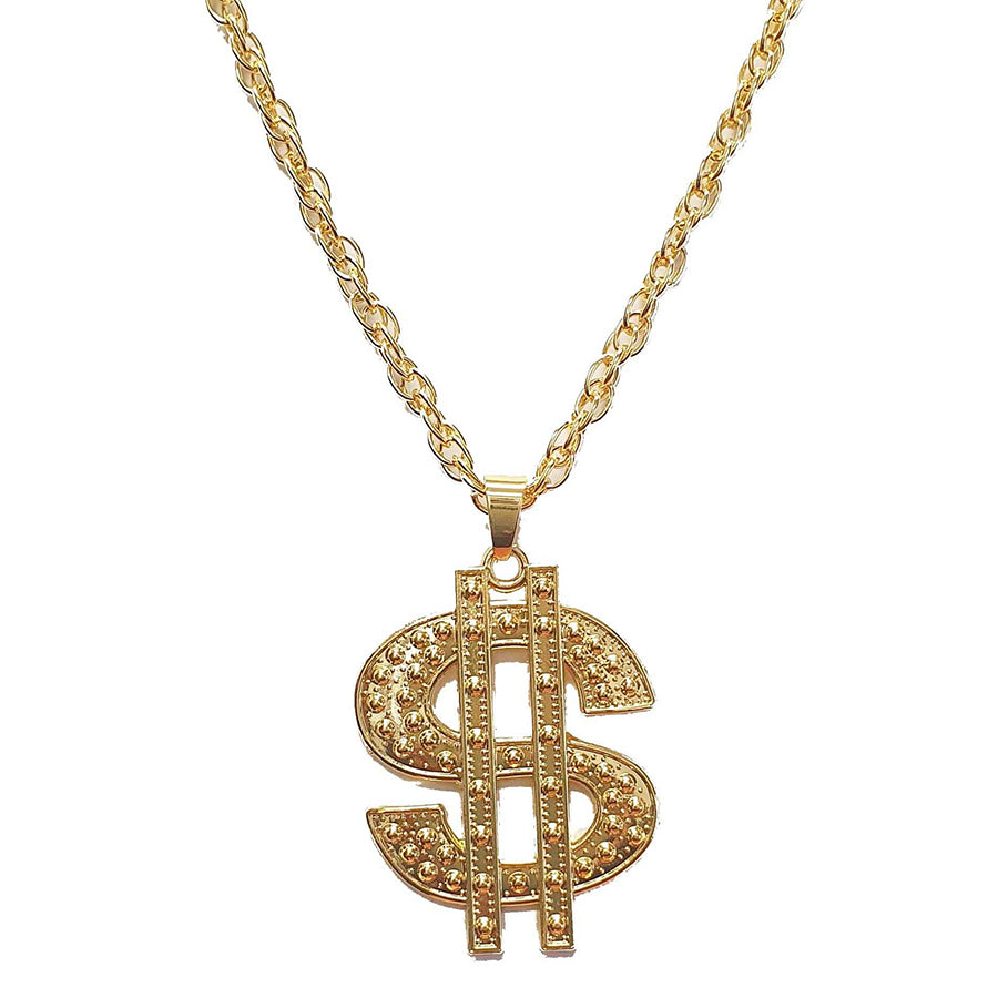 Dollar Heavy Metal Gold Necklaces 10/300