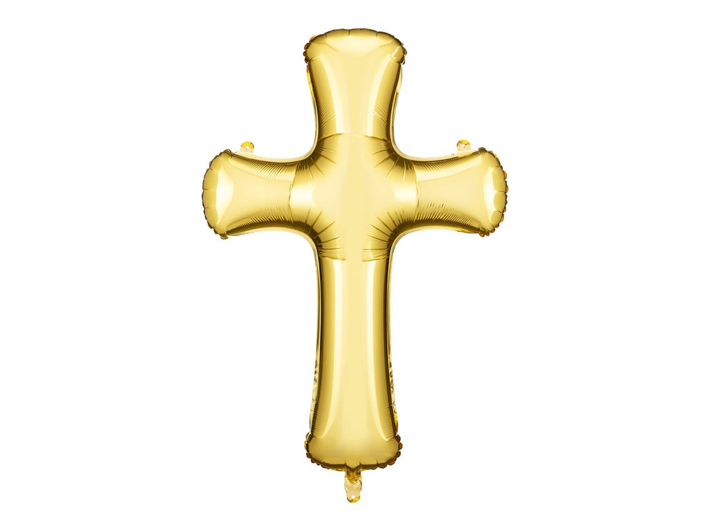 Gold Cross Foil Balloon