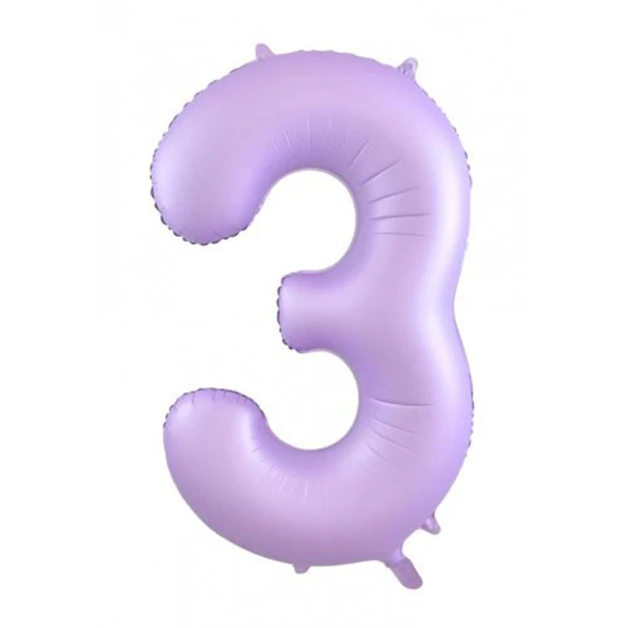 Pastel Lilac 3 Foil Balloon 86cm