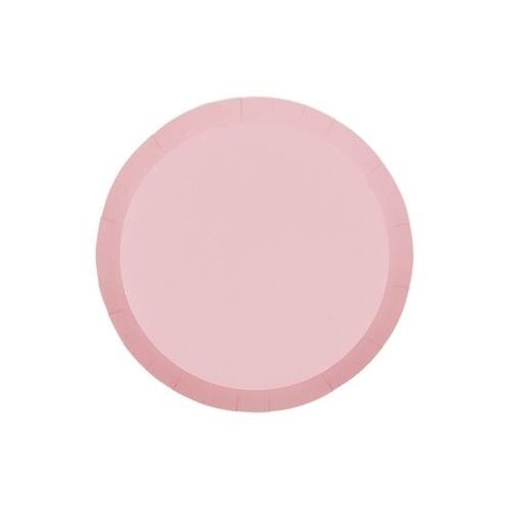 FS Paper Round Snack Plate 7" Classic Pink 10pk