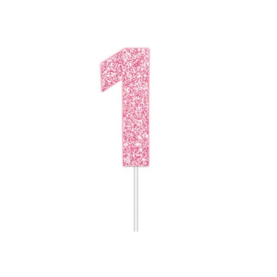 FSCMIX CAKE TOPPER GLT PINK 1