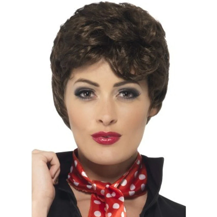 Grease Brown Rizzo Wig