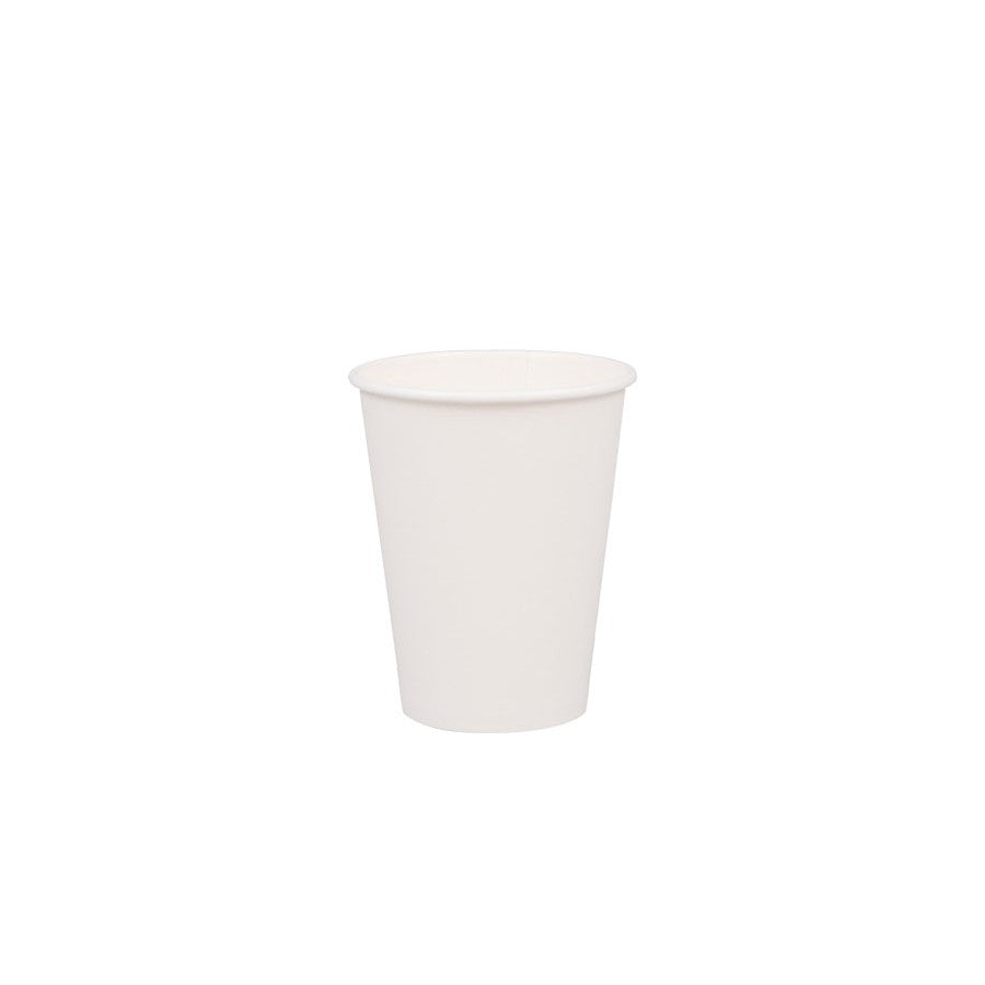 350ml/12oz Single Wall White Paper Coffee Cup Pk50