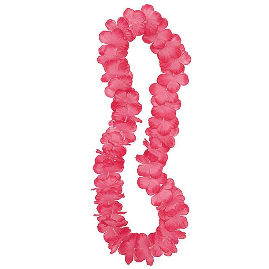 LUAU FLOWER LEI - HOT PINK