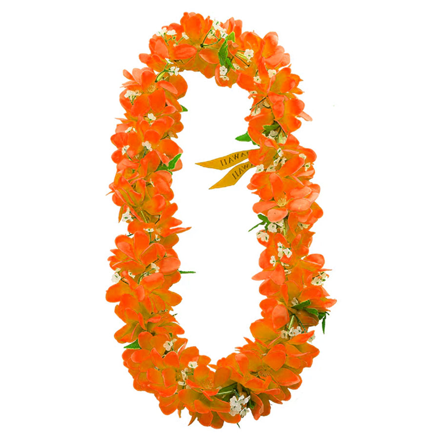 LUAU FLOWER LEI - ORANGE