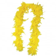 Feather Boa 30g Yellow 1.5m