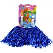 PARTY POM-POMS 2PC blue